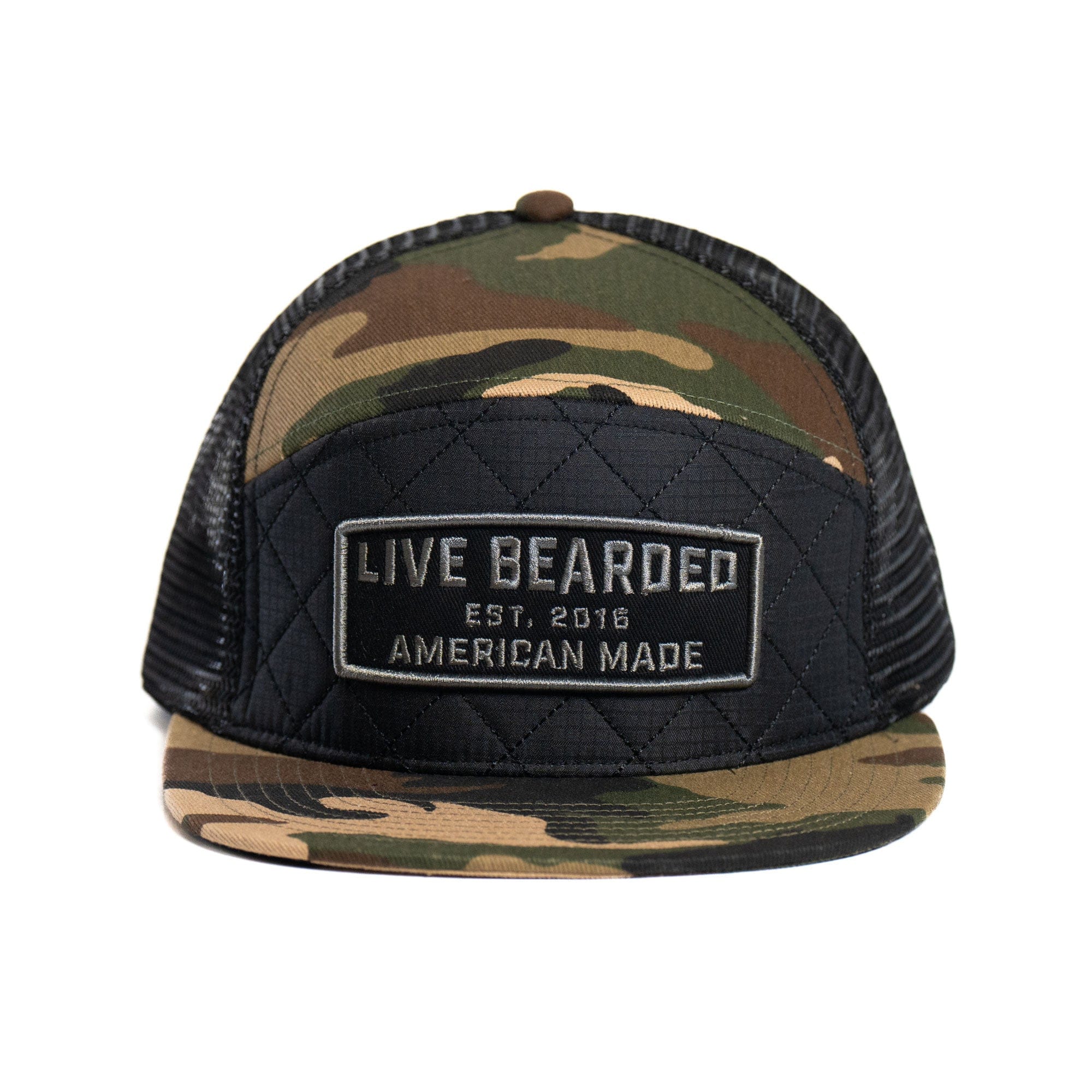 American Strong 6 Panel Waffle Hat - Image 7