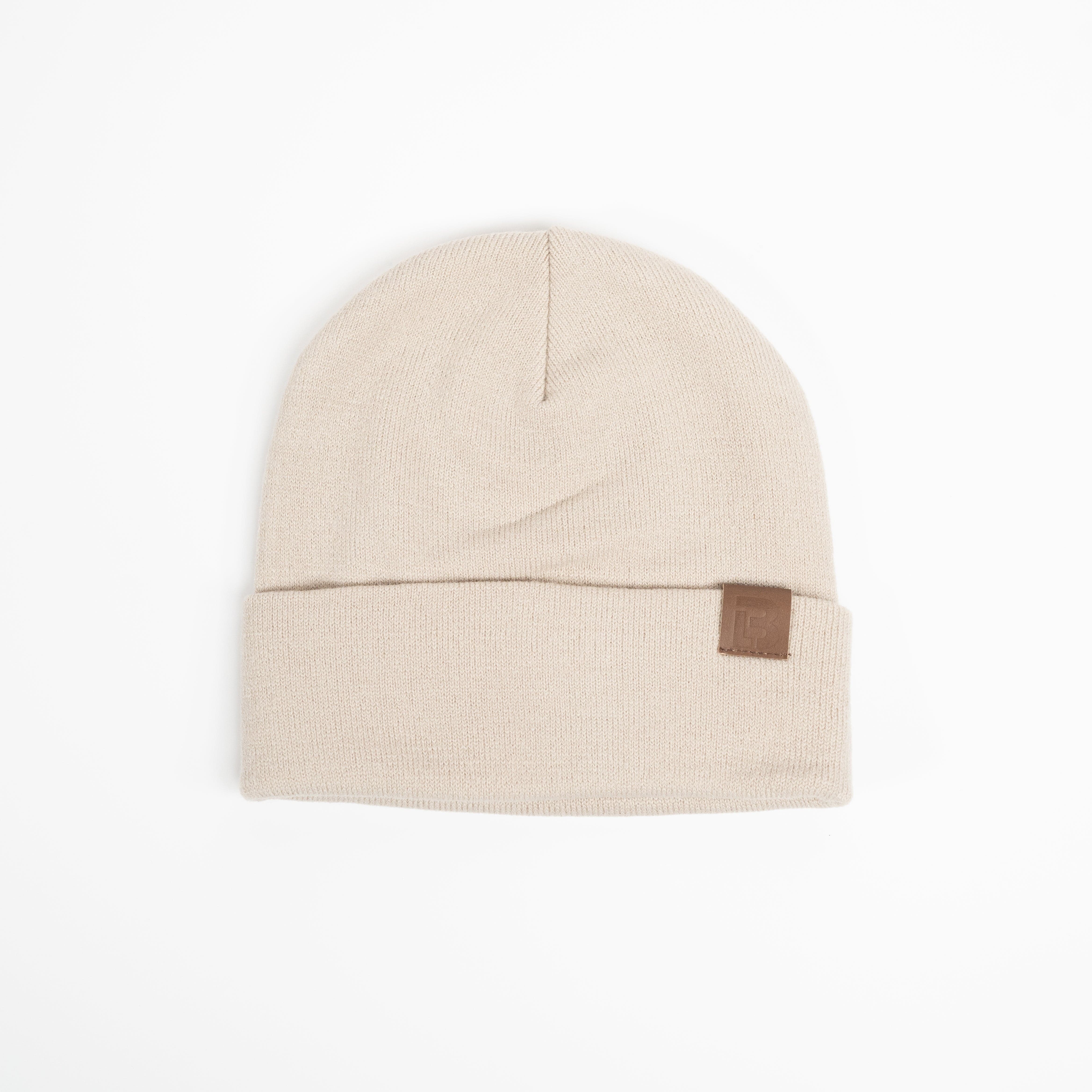 LB Leather Tab Beanie - Image 2