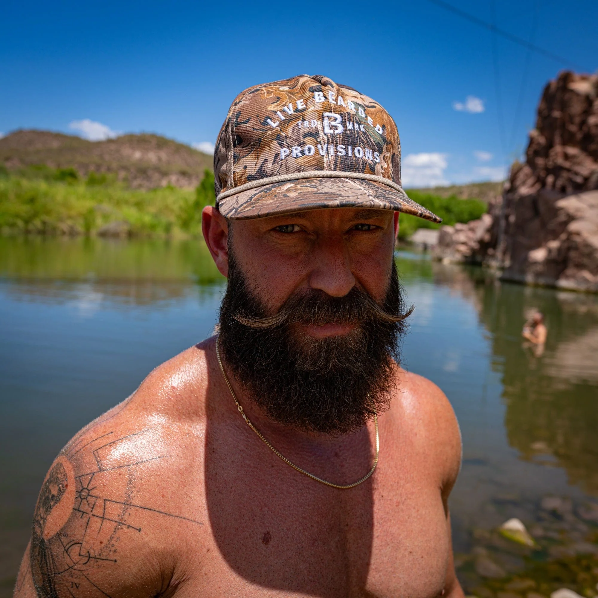 LB Provisions Camo Hat - Image 7