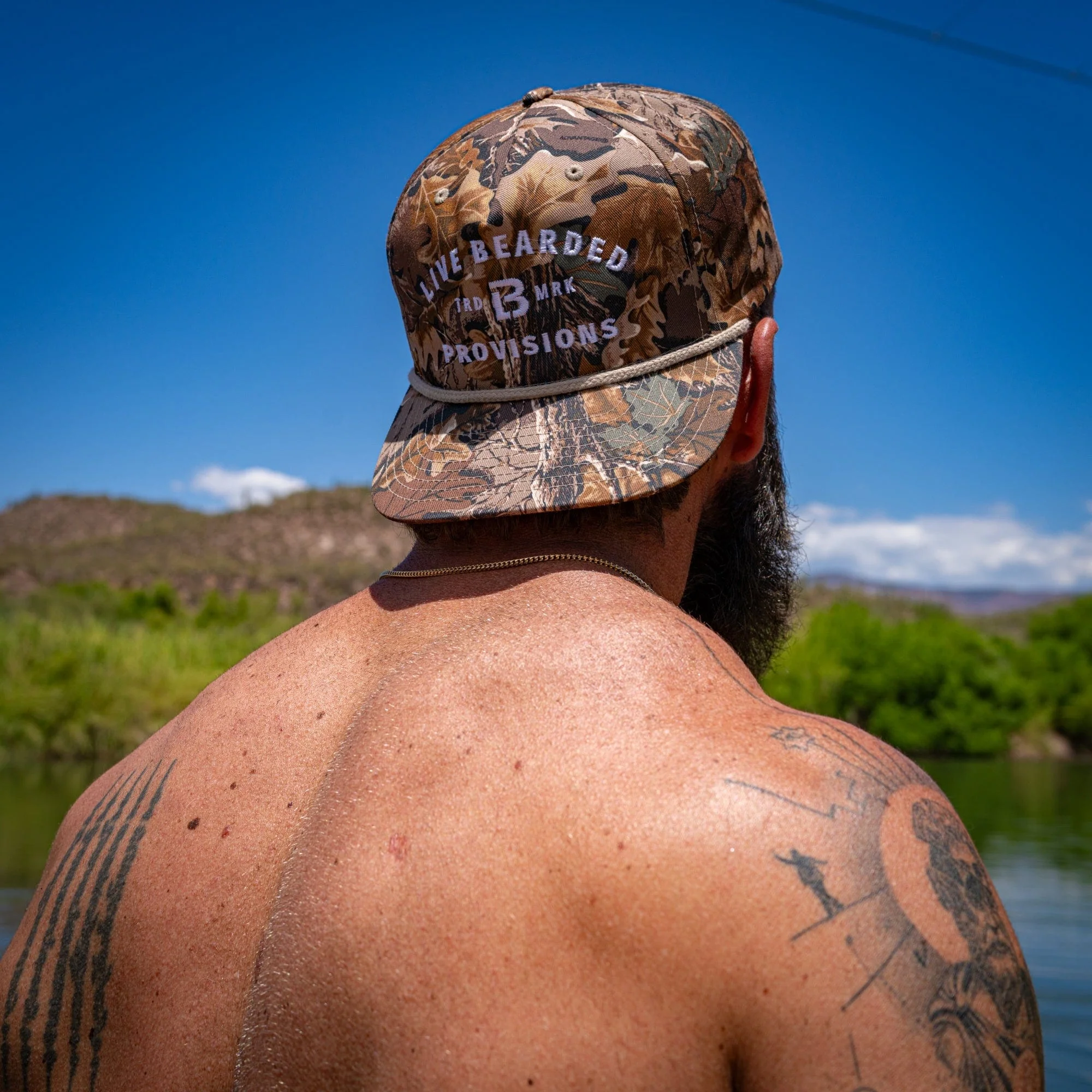 LB Provisions Camo Hat - Image 8