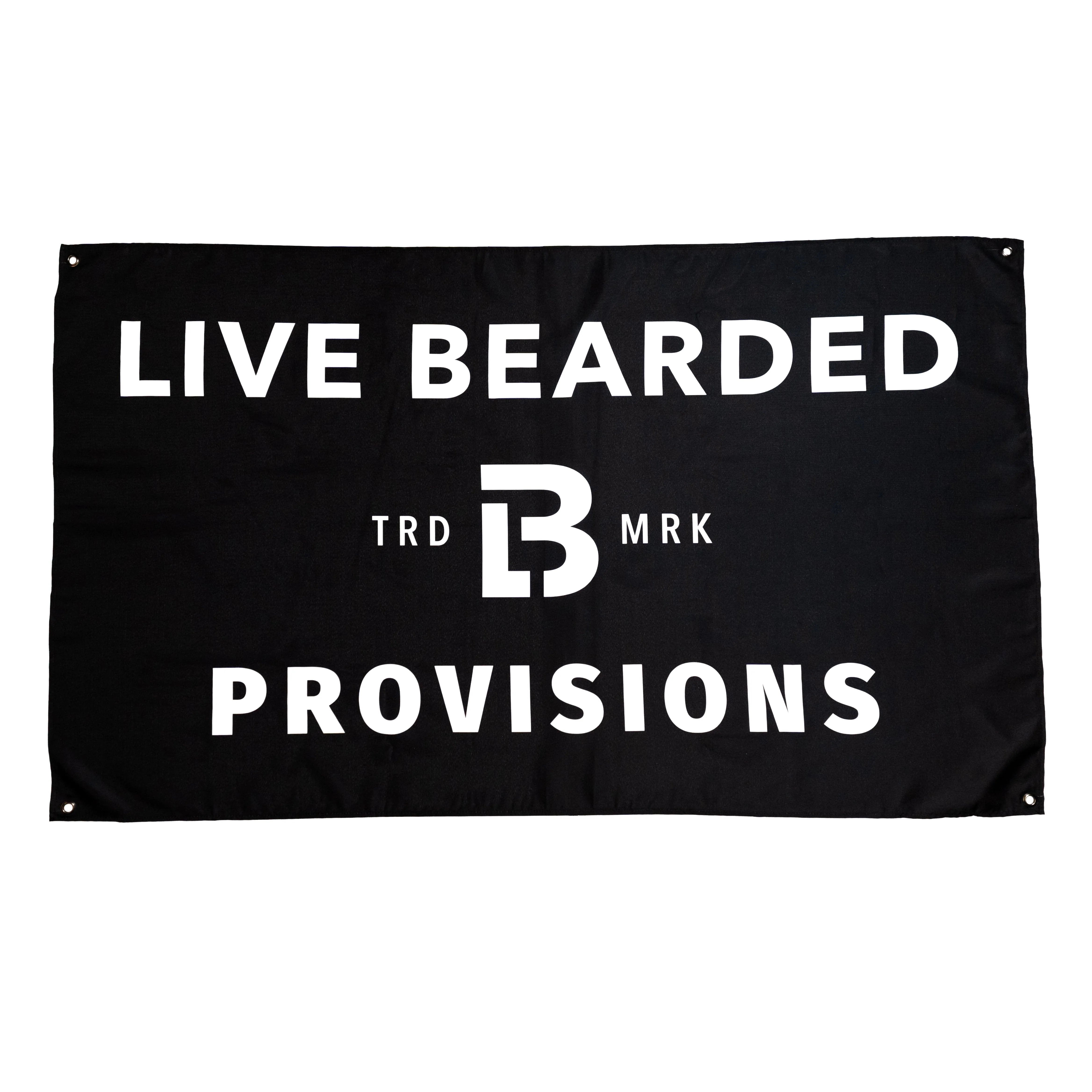 Live Bearded Provisions Flag