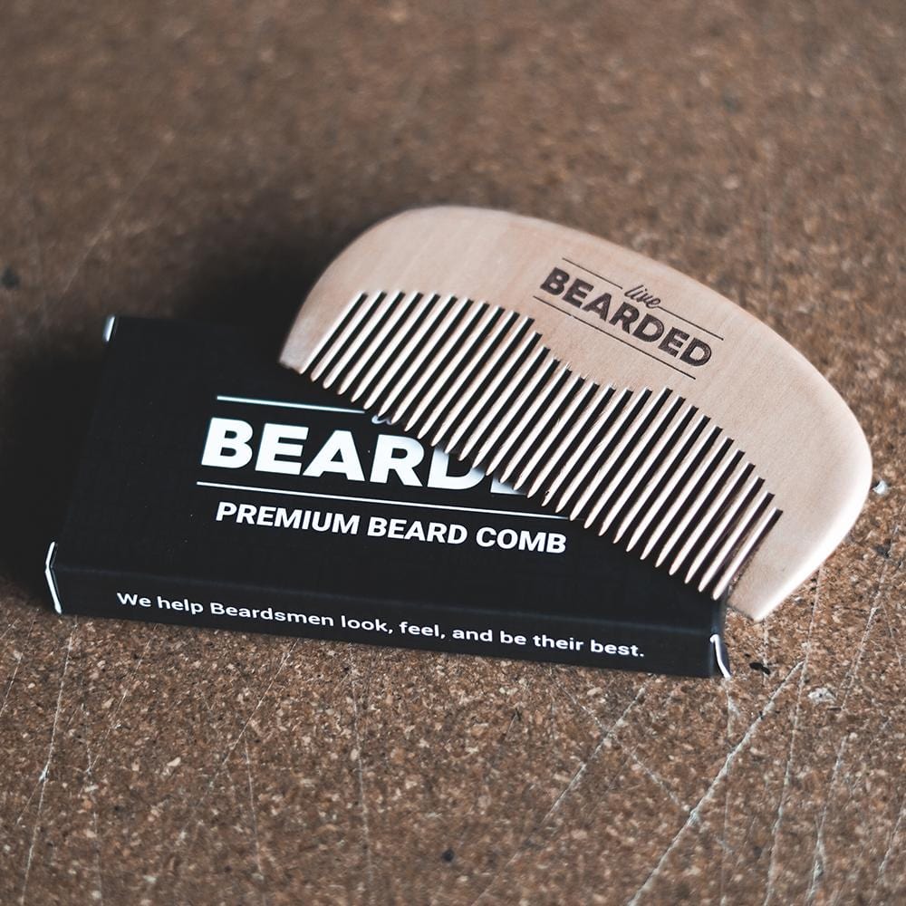 Beard Comb - Natural Wood - Image 3